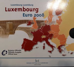 LUXEMBOURG 2008 - EURO COIN SET BU